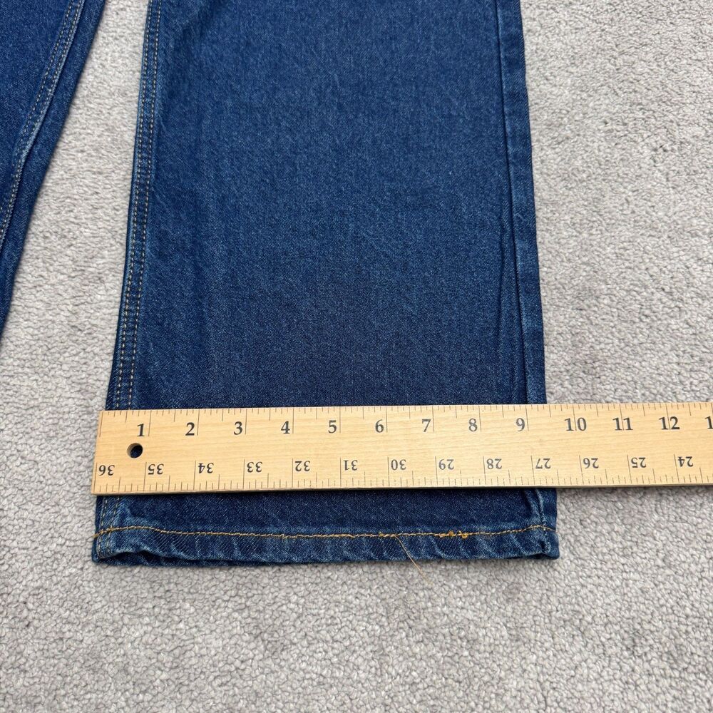 Pull & Bear Straight High Rise Full Length Denim Jeans Womens 4 26 Dark Blue NWT - Picture 16 of 16